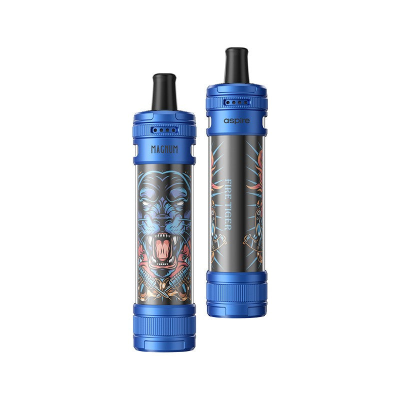 Kit E-Chicha Aspire Magnum 3800mAh 6ml Blue & Fire Tiger | VAPEVO
