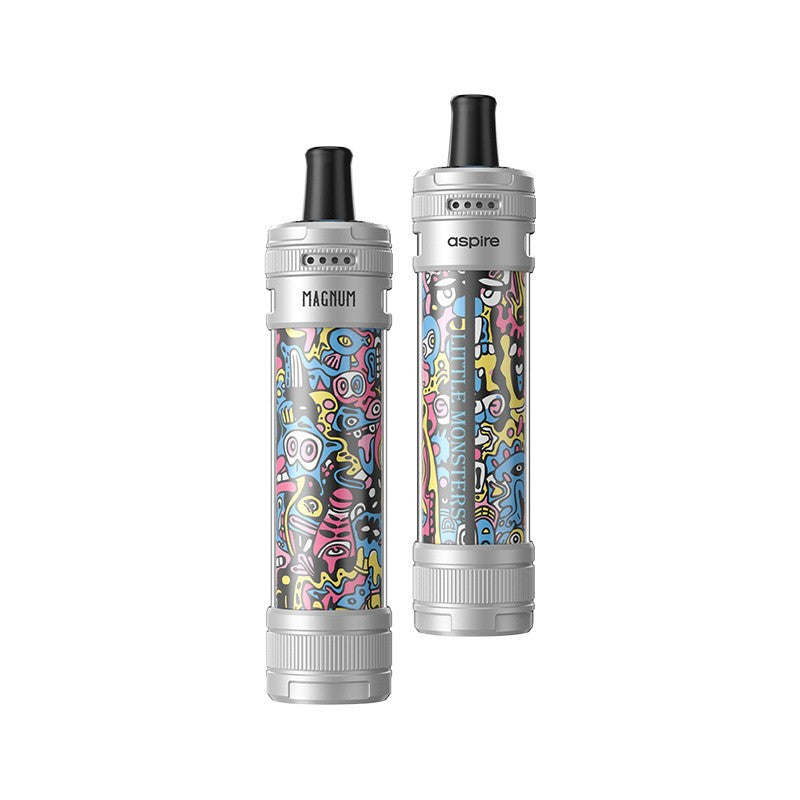 Kit E-Chicha Aspire Magnum 3800mAh 6ml Silver & Little Monsters | VAPEVO