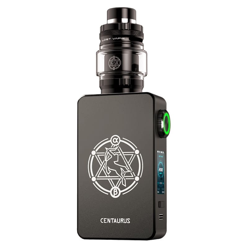Kit Lost Vape Centaurus M200 200W 5ml Gunmetal Grey | VAPEVO