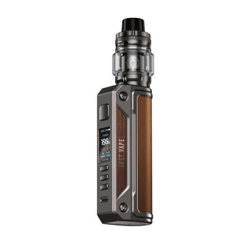 Kit Lost Vape Thelema Solo 100W 5ml Gunmetal Ochre Brown | VAPEVO