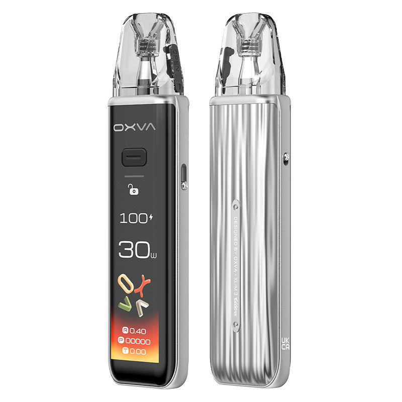 Kit Oxva Xlim 3 Ultra 30W 1500mAh Metal Silver | VAPEVO