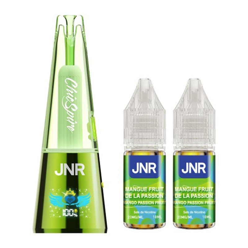 Kit Puff JNR Chicspire 26.5K 20mg Mangue Fruit de la Passion | VAPEVO
