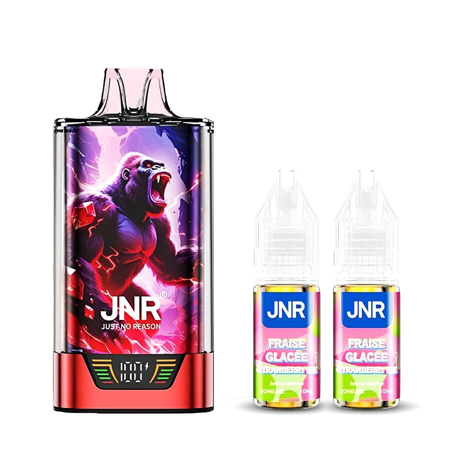 Kit Puff JNR Gorilla X 43K 20mg Strawberry Ice | VAPEVO