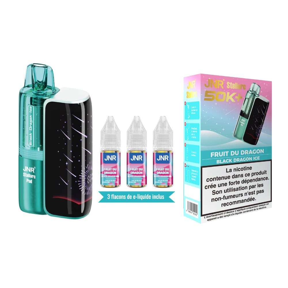 Kit Puff JNR Stellarc 50K 20mg Black Dragon Ice | VAPEVO