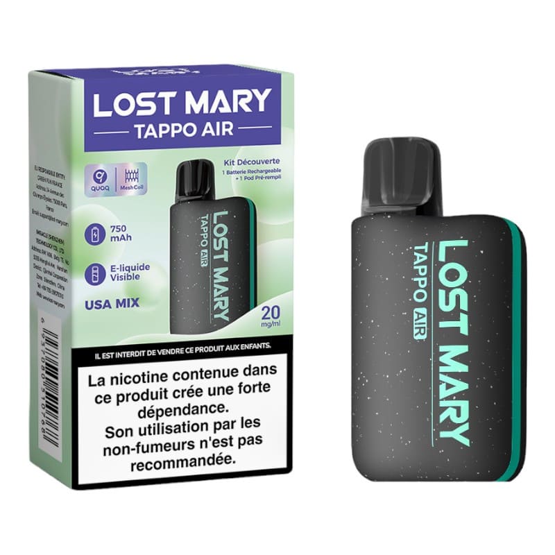 Kit Puff Lost Mary Tappo Air 600 Puffs 10 mg USA Mix | VAPEVO