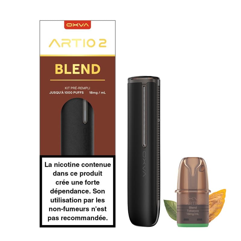 Kit Puff Oxva Artio 2 - 18mg 2ml 900mAh Blend | VAPEVO