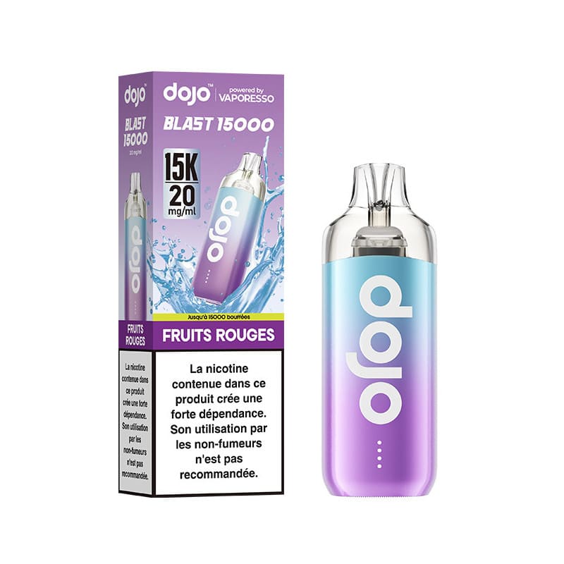Kit Puff Vaporesso Dojo Blast 15K 20mg Fruits Rouges | VAPEVO
