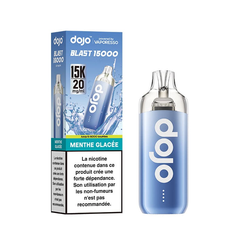 Kit Puff Vaporesso Dojo Blast 15K 20mg Menthe Glacée | VAPEVO