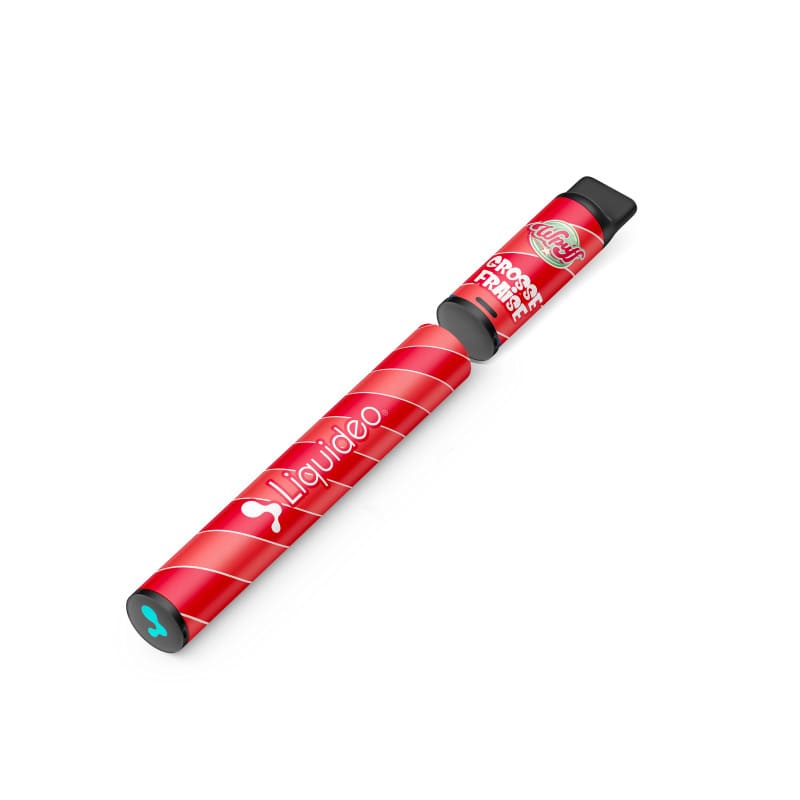 Kit Puff Wpuff 600 LIQUIDEO Original - 2ml 550mAh 9 mg Grosse Fraise | VAPEVO