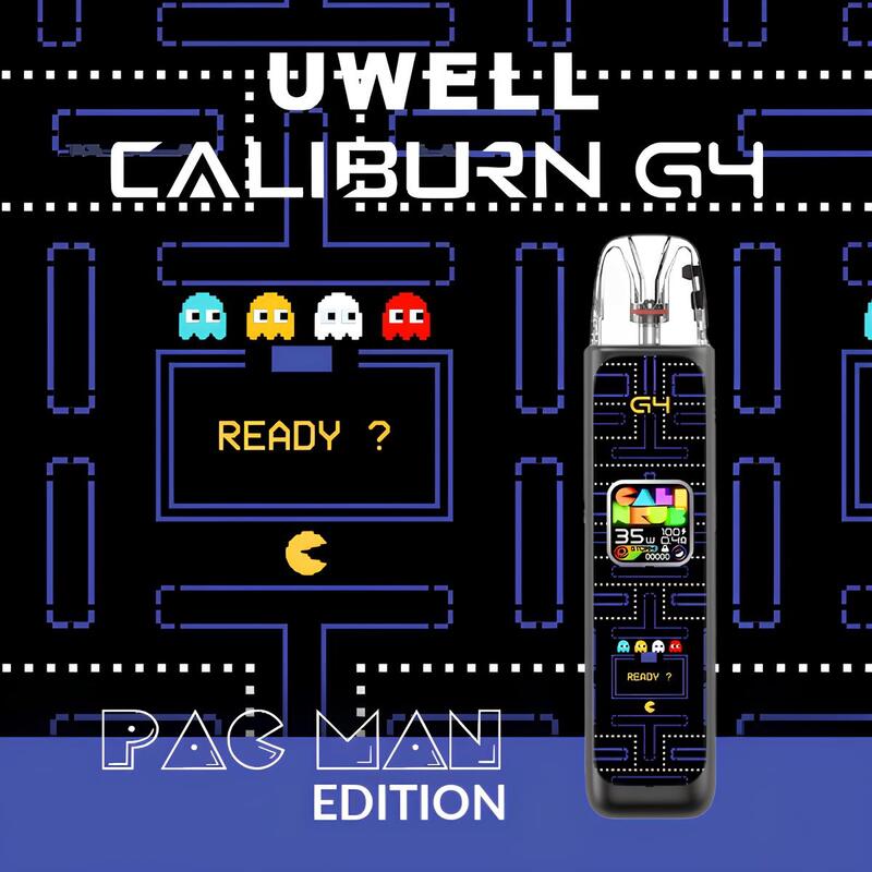 Kit Uwell Caliburn G4 35W 1300mAh Pac Man Edition | VAPEVO