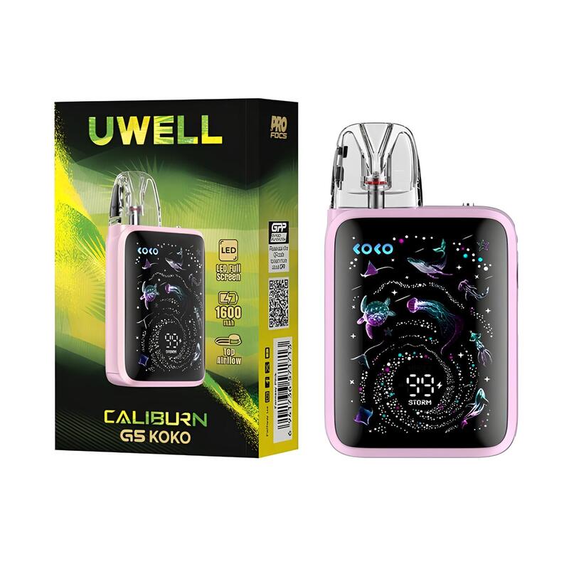 Kit Uwell Caliburn G5 Koko - 35W 1600mAh 3ml Midnight Blue | VAPEVO