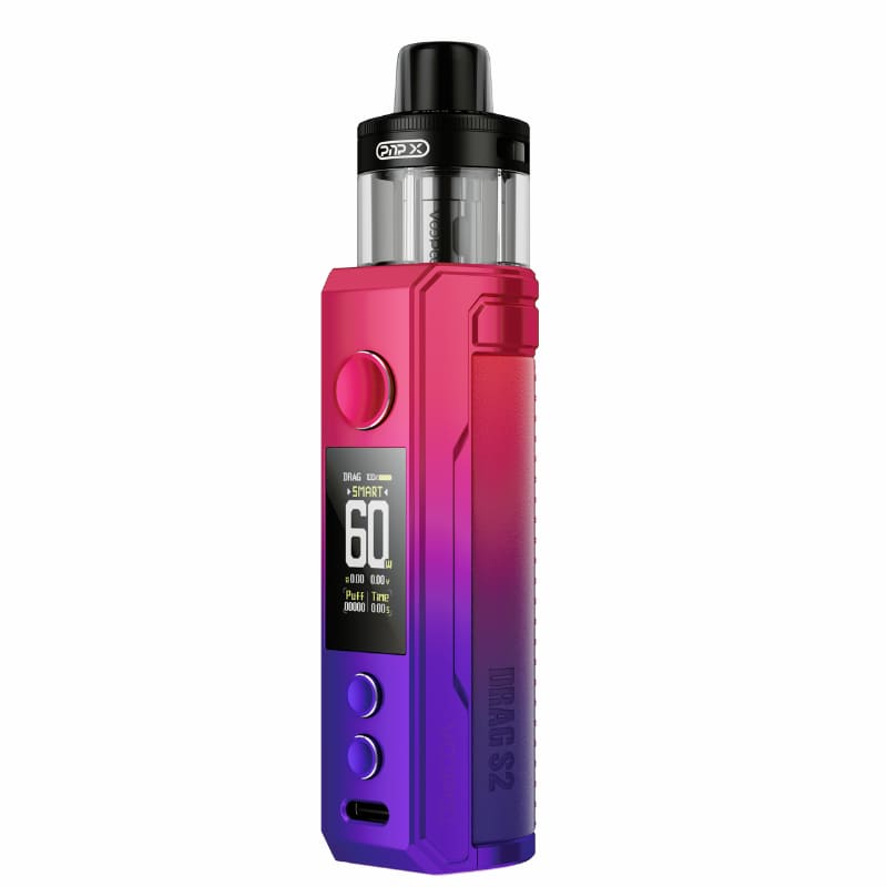 Kit Voopoo Drag S2 60W 2500mAh 5ml Modern Red | VAPEVO