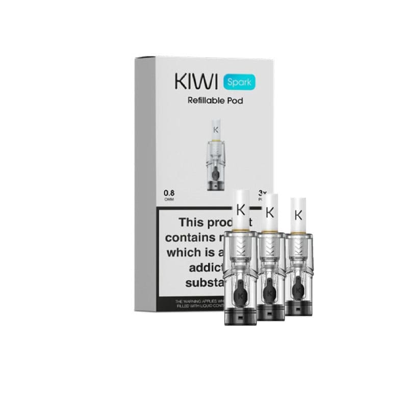 KIWI VAPOR Kiwi Spark - Pack de 3 Cartouches Pod 2ml-0.8 ohm-VAPEVO