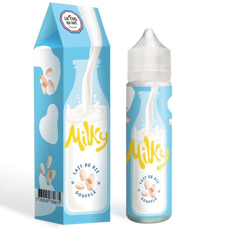 LE COQ QUI VAPE Milky - Lait de Riz Souffl - E-liquido 50ml LE COQ QUI VAPE Milky - Lait de Riz Souffl - E-liquido 50ml