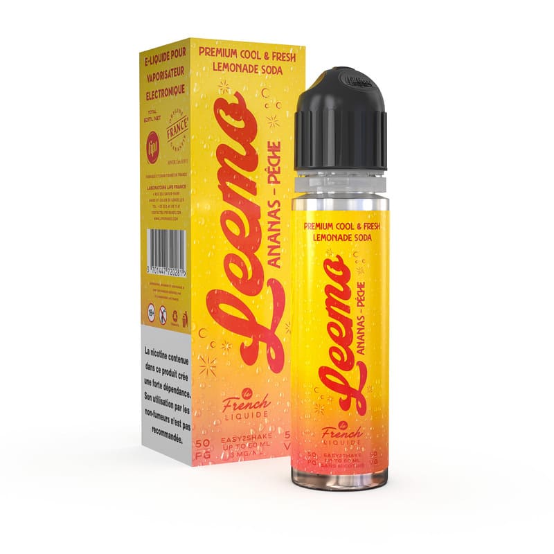 LE FRENCH LIQUIDE Kit Easy2shake Leemo Ananas Pche 50ml LE FRENCH LIQUIDE Kit Easy2shake Leemo Ananas Pche 50ml