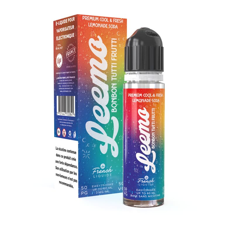 LE FRENCH LIQUIDE Leemo Bonbon Tutti Frutti - Pack E-liquido 60ml LE FRENCH LIQUIDE Leemo Bonbon Tutti Frutti - Pack E-liquido 60ml