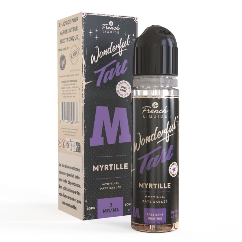 LE FRENCH LIQUIDE Wonderful Tart Myrtille 50ml 1 Booster 20mg LE FRENCH LIQUIDE Wonderful Tart Myrtille 50ml 1 Booster 20mg
