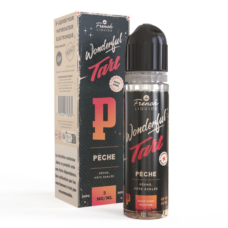 LE FRENCH LIQUIDE Wonderful Tart Pche 50ml 1 Booster 20mg LE FRENCH LIQUIDE Wonderful Tart Pche 50ml 1 Booster 20mg