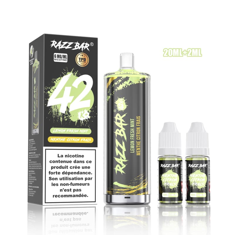 Kit Razz Bar 42K 6mg