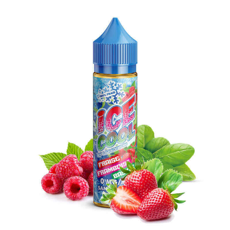 LIQUIDAROM ICE COOL Strawberry Raspberry Basil - E-liquid 50ml LIQUIDAROM ICE COOL Strawberry Raspberry Basil - E-liquid 50ml