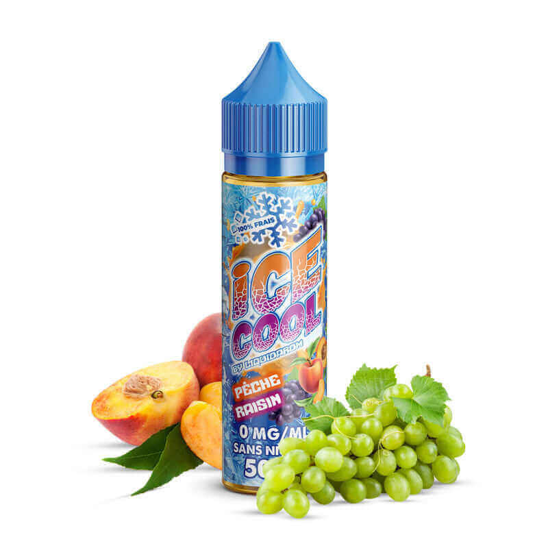 LIQUIDAROM ICE COOL Peach Grape - E-liquid 50ml LIQUIDAROM ICE COOL Peach Grape - E-liquid 50ml