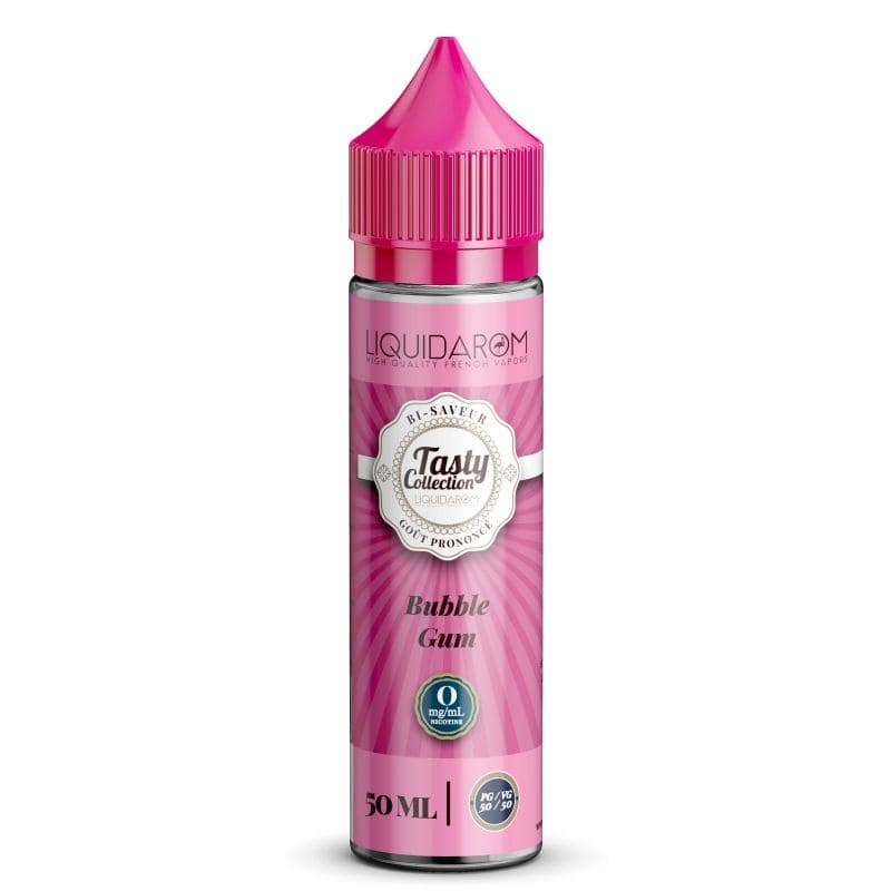 LIQUIDAROM TASTY Bubble Gum - E-liquide 50ml/100ml-0 mg-50ml-VAPEVO