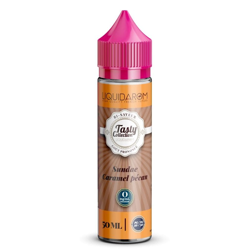LIQUIDAROM TASTY COLLECTION E-liquido Sundae Caramel Pecan 50ml LIQUIDAROM TASTY COLLECTION E-liquido Sundae Caramel Pecan 50ml