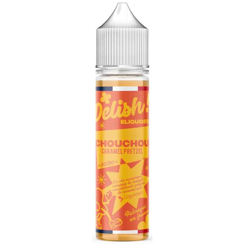 LIQUIDEO DELISH Chouchou 50ml | E-liquide Caramel Bretzel VAPEVO LIQUIDEO DELISH Chouchou 50ml | E-liquide Caramel Bretzel VAPEVO