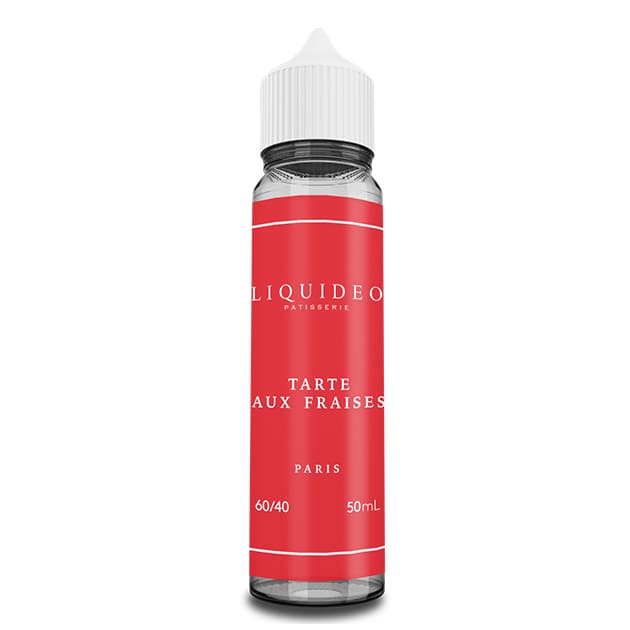 LIQUIDEO Tarte aux Fraises - E-liquide 50ml-0 mg-VAPEVO