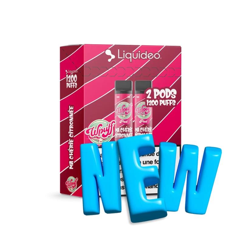 LIQUIDEO Wpuff 600 Original - Pack de 2 Cartouches 2ml-9 mg-Fruit du dragon-VAPEVO