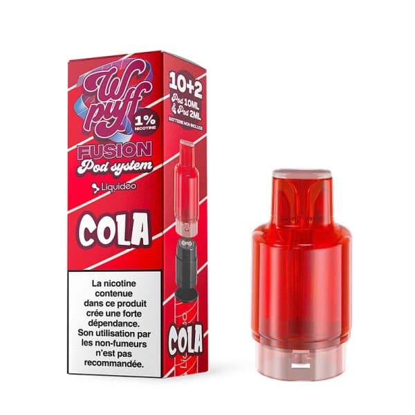 LIQUIDEO Wpuff Fusion - Pod Préremplie 10ml 15000 Puffs-10 mg-Cola-VAPEVO