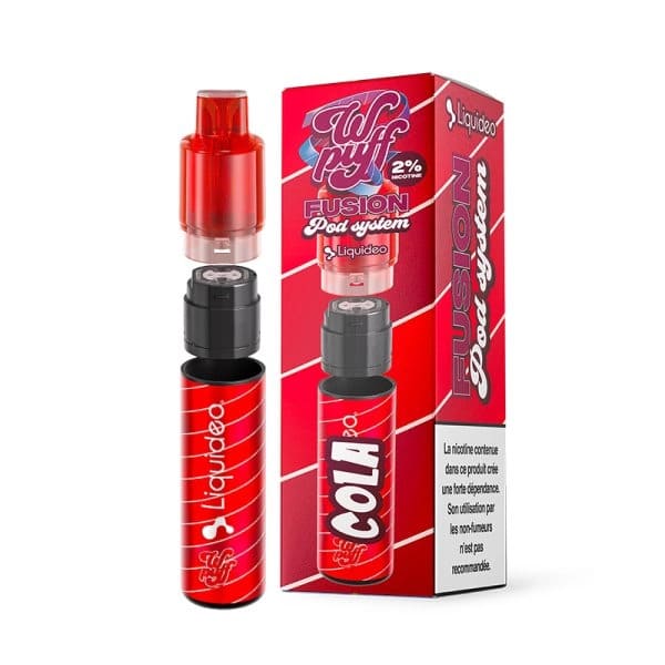 LIQUIDEO Wpuff Fusion - Puff Rechargeable 15000 Puffs 10ml-10 mg-Cola-VAPEVO
