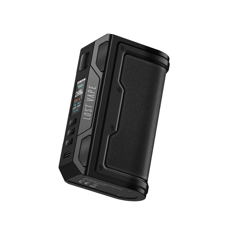 LOST VAPE Thelema Quest - Box Mod 200W-Black Calf Leather-VAPEVO