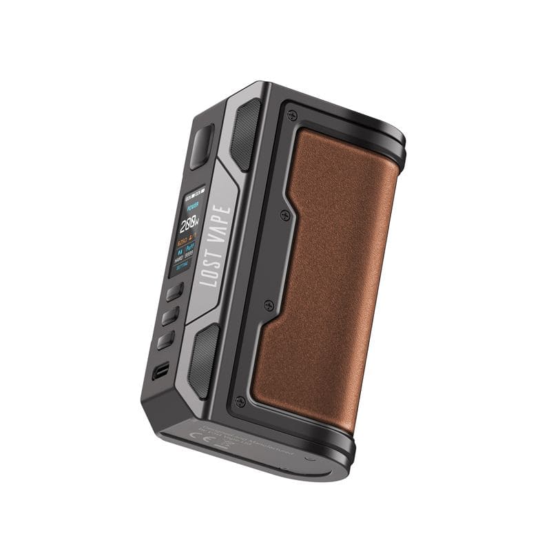 LOST VAPE Thelema Quest - Box Mod 200W-Gunmetal Calf Leather-VAPEVO