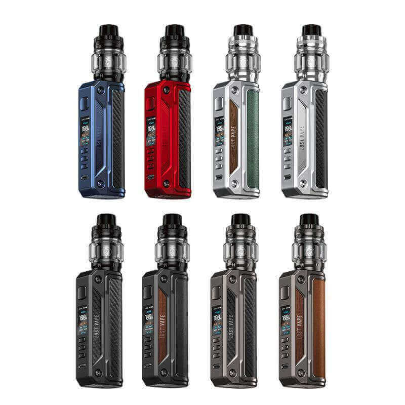 LOST VAPE Thelema Solo - Kit E-Cigarette 100W 5ml-Black Carbon Fiber-VAPEVO