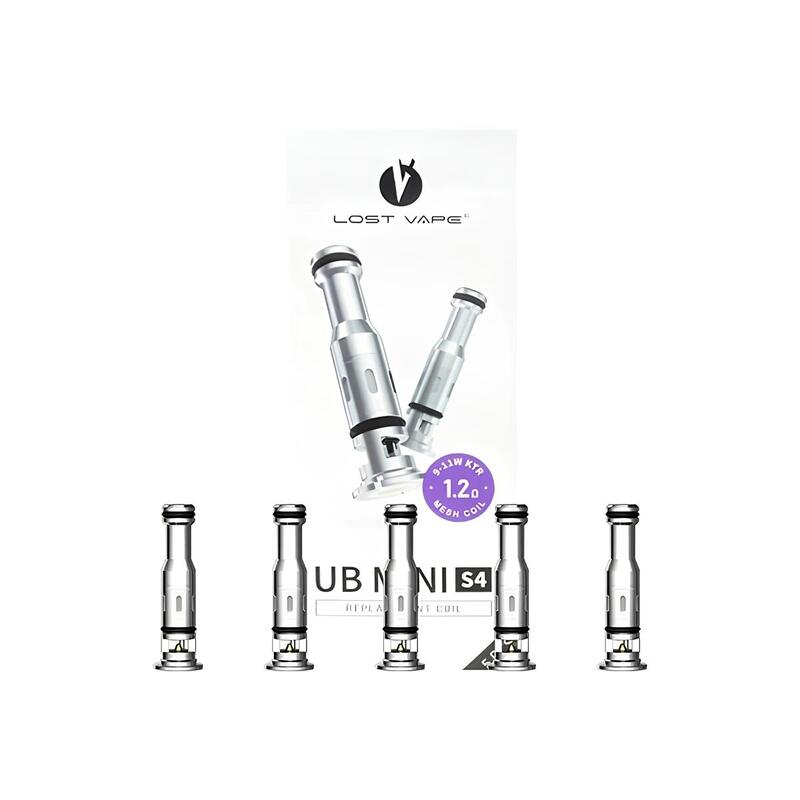 LOST VAPE UB Mini V2 - Pack de 5 Résistances-S4 1.2 ohm-VAPEVO