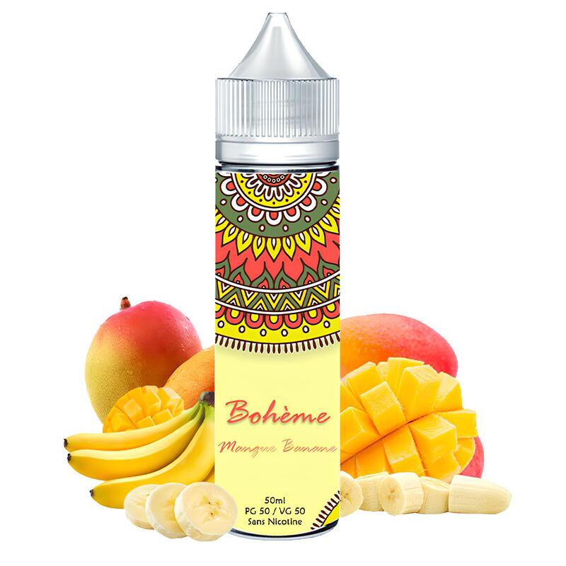 E-liquide Bohème Mangue Banane 50ml 0mg
