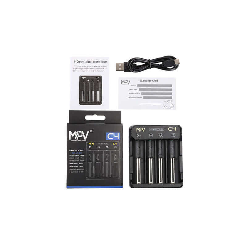 MPV C4 - Chargeur Accus 4 Slots-VAPEVO