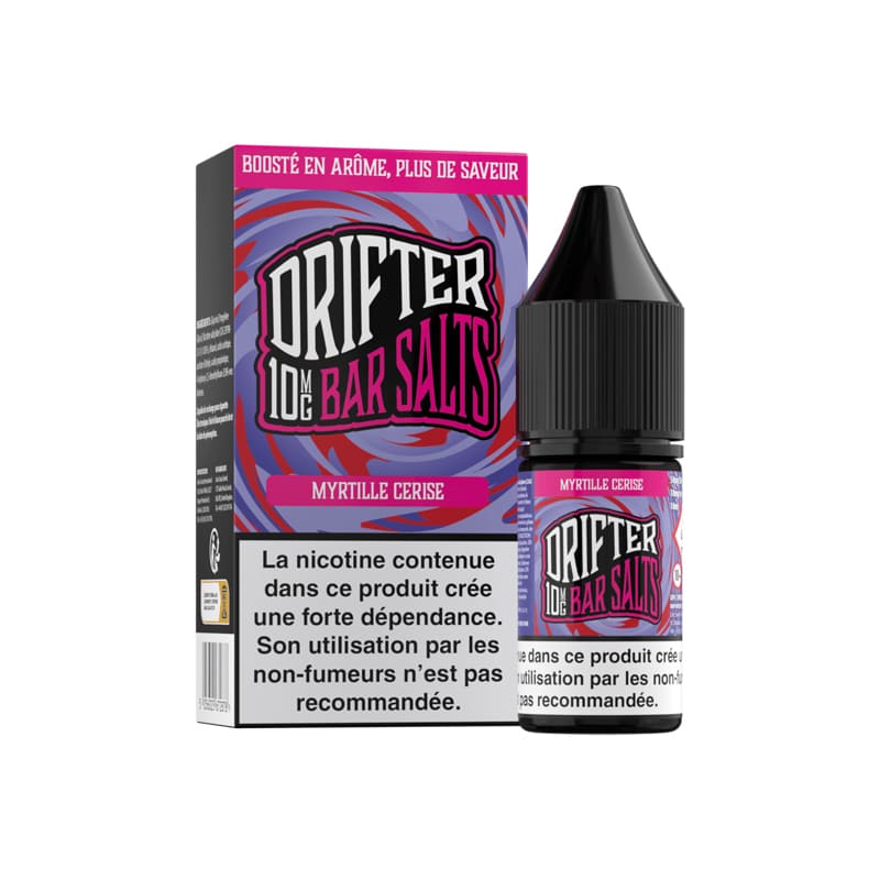 Sel de Nicotine Drifter Bar Salts Myrtille Cerise 10ml