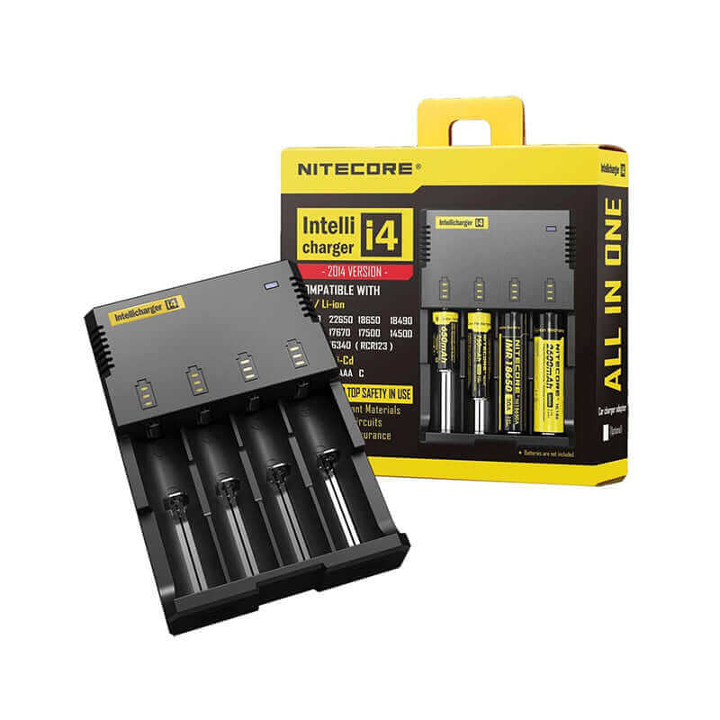 NITECORE NEW INTELLICHARGER I4 - Chargeur Accus 4 Slots-VAPEVO