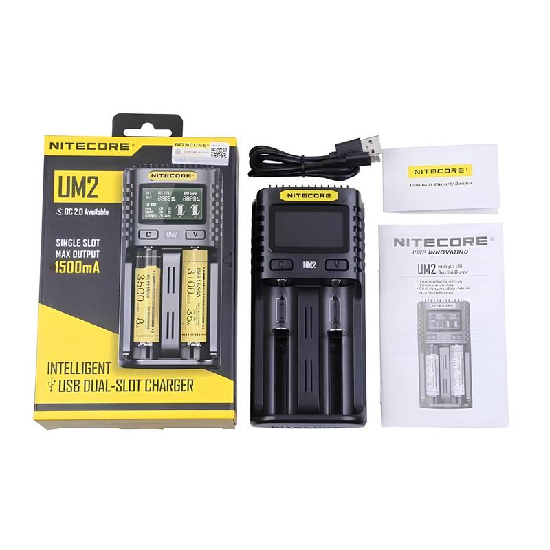 NITECORE UM2 - Chargeur Accus 2 Slots-VAPEVO
