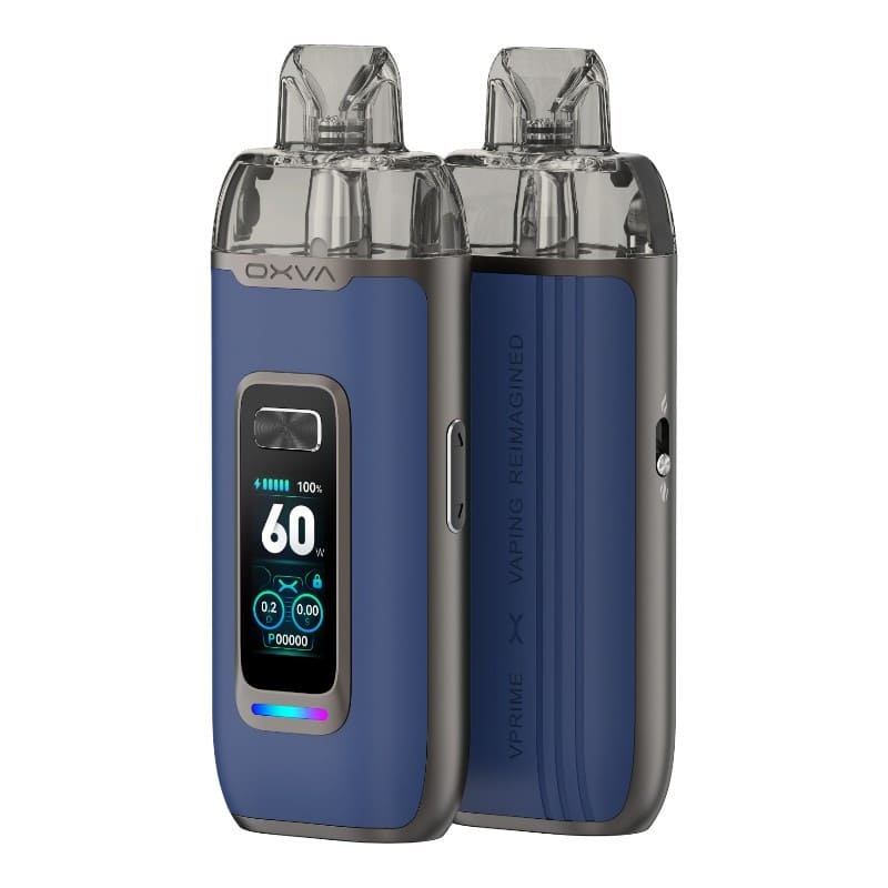 OXVA VPrime - Kit E-Cigarette 60W 2600mAh-Blue Leather-VAPEVO