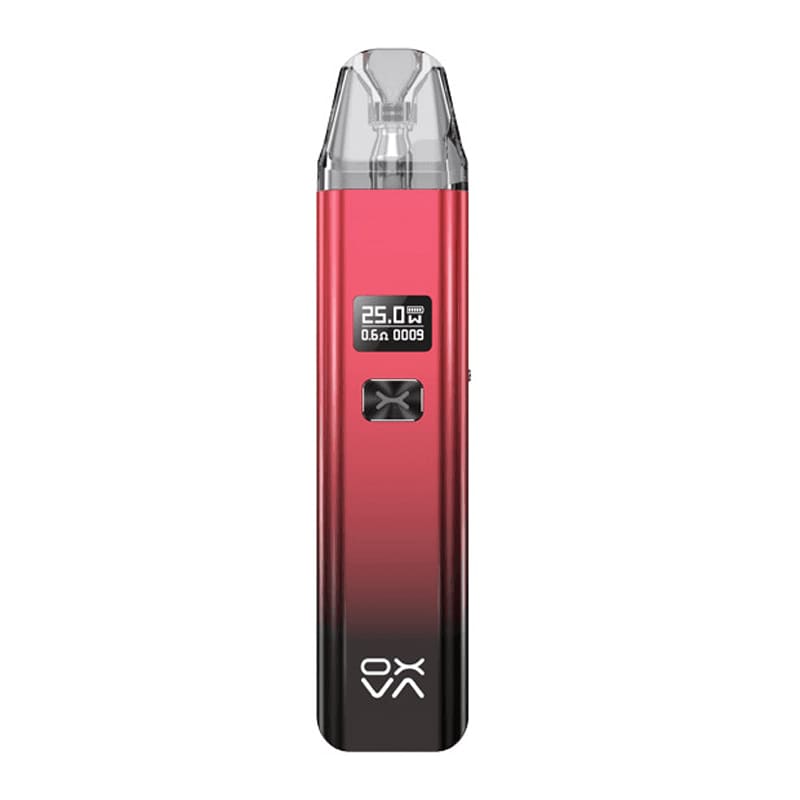 OXVA Xlim V2 - Kit E-Cigarette 25W 900mAh-Shiny Black Red-VAPEVO