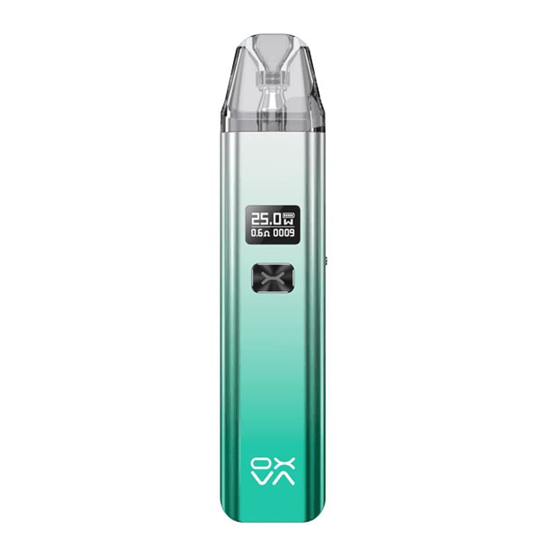 OXVA Xlim V2 - Kit E-Cigarette 25W 900mAh-Shiny Silver Green-VAPEVO