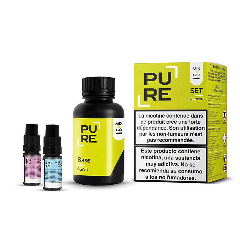 Pack Base DIY Mix&Go Pure 200ml 1.5 mg 30:70 | VAPEVO