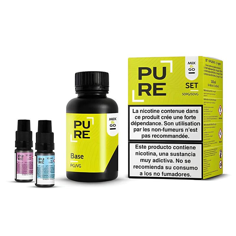 Pack Base DIY Mix&Go Pure 200ml 1.5 mg 50:50 | VAPEVO
