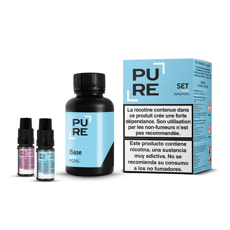 Pack Base DIY Pure 200ml 1.5 mg 30:70 | VAPEVO