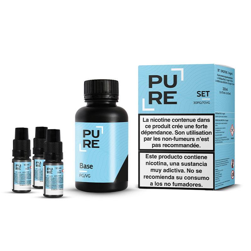 Pack Base DIY Pure 200ml 3 mg 30:70 | VAPEVO
