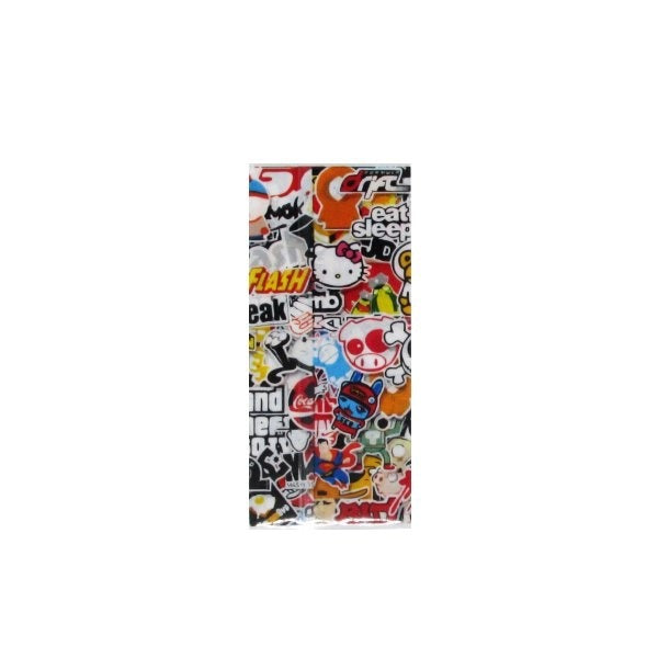 Pack de 5 Wraps pour Accus 18650 Collage Pop | VAPEVO