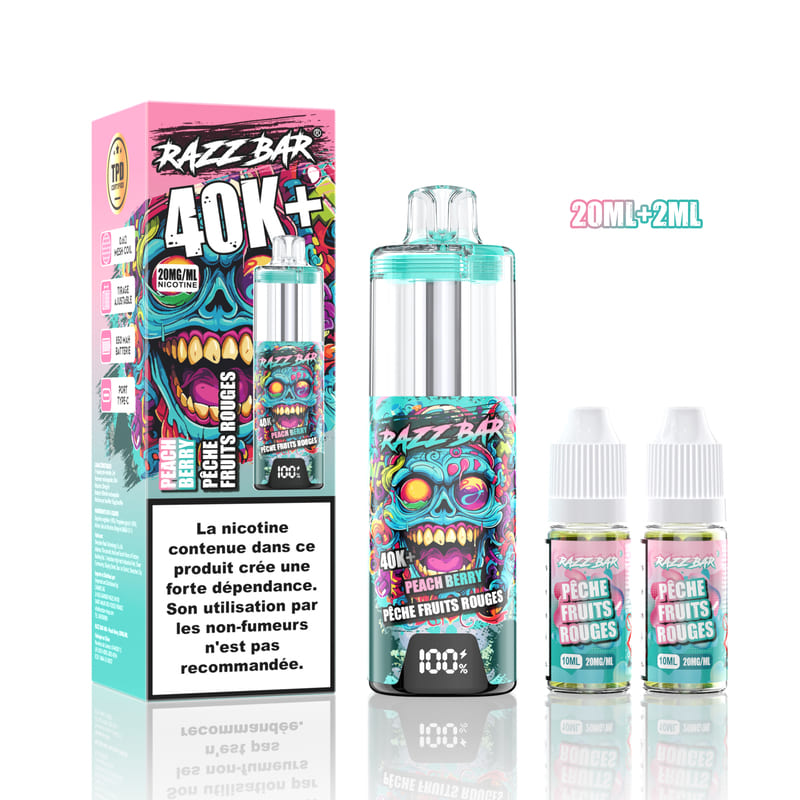 Kit Razz Bar 40K 20mg